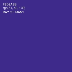 #3D2A8B - Bay of Many Color Image