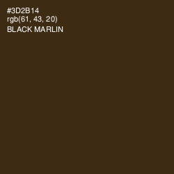 #3D2B14 - Black Marlin Color Image