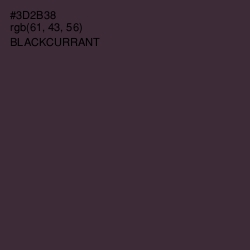 #3D2B38 - Blackcurrant Color Image