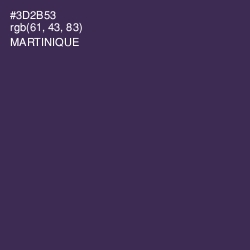 #3D2B53 - Martinique Color Image