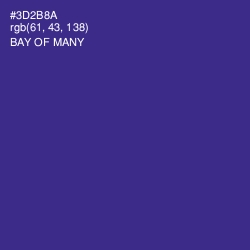 #3D2B8A - Bay of Many Color Image