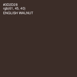 #3D2D28 - English Walnut Color Image