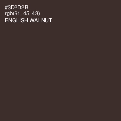 #3D2D2B - English Walnut Color Image