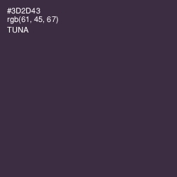 #3D2D43 - Tuna Color Image