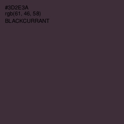 #3D2E3A - Blackcurrant Color Image