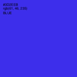 #3D2EEB - Blue Color Image