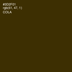 #3D2F01 - Cola Color Image