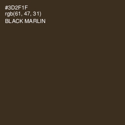 #3D2F1F - Black Marlin Color Image