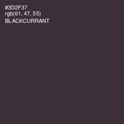 #3D2F37 - Blackcurrant Color Image