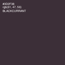 #3D2F38 - Blackcurrant Color Image