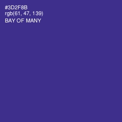 #3D2F8B - Bay of Many Color Image