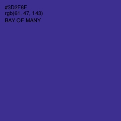 #3D2F8F - Bay of Many Color Image