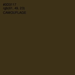 #3D3117 - Camouflage Color Image