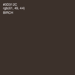 #3D312C - Birch Color Image