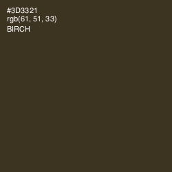 #3D3321 - Birch Color Image