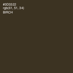 #3D3322 - Birch Color Image