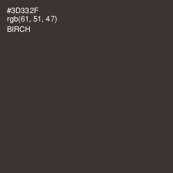 #3D332F - Birch Color Image