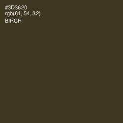 #3D3620 - Birch Color Image