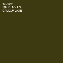 #3D3911 - Camouflage Color Image