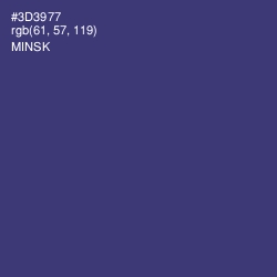 #3D3977 - Minsk Color Image