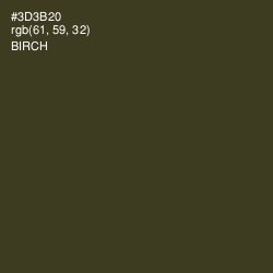 #3D3B20 - Birch Color Image