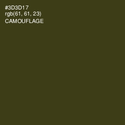 #3D3D17 - Camouflage Color Image