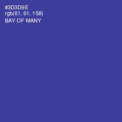 #3D3D9E - Bay of Many Color Image