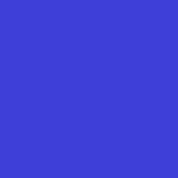 #3D3FD8 - Dark Blue Color Image