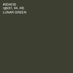 #3D4030 - Lunar Green Color Image