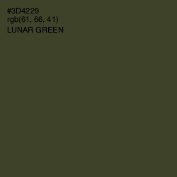 #3D4229 - Lunar Green Color Image