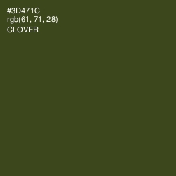 #3D471C - Clover Color Image