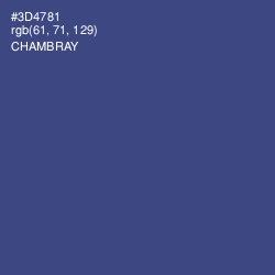 #3D4781 - Chambray Color Image