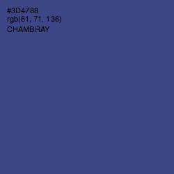 #3D4788 - Chambray Color Image