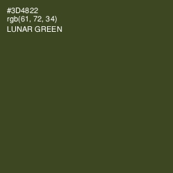 #3D4822 - Lunar Green Color Image