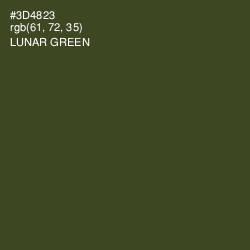 #3D4823 - Lunar Green Color Image