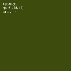 #3D4B0D - Clover Color Image
