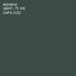 #3D4B45 - Cape Cod Color Image