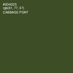 #3D4D25 - Cabbage Pont Color Image