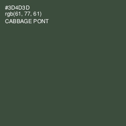 #3D4D3D - Cabbage Pont Color Image