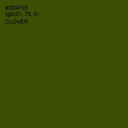 #3D4F05 - Clover Color Image