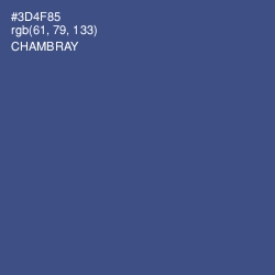 #3D4F85 - Chambray Color Image