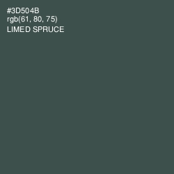 #3D504B - Limed Spruce Color Image