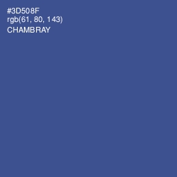#3D508F - Chambray Color Image