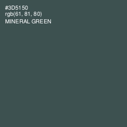 #3D5150 - Mineral Green Color Image