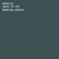 #3D5152 - Mineral Green Color Image