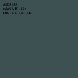 #3D5153 - Mineral Green Color Image