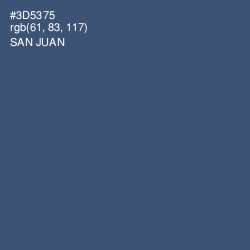 #3D5375 - San Juan Color Image