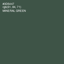 #3D5447 - Mineral Green Color Image