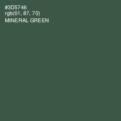 #3D5746 - Mineral Green Color Image