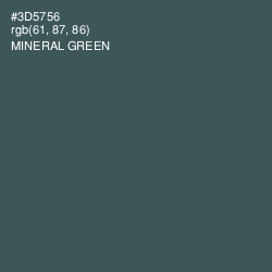 #3D5756 - Mineral Green Color Image